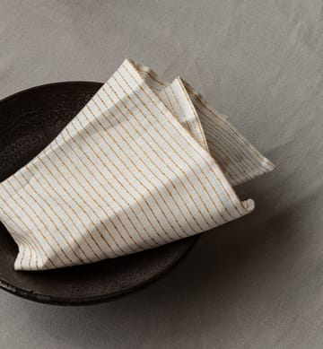 Byasa linen napkin 45x45 cm - Ochre - Audo Copenhagen