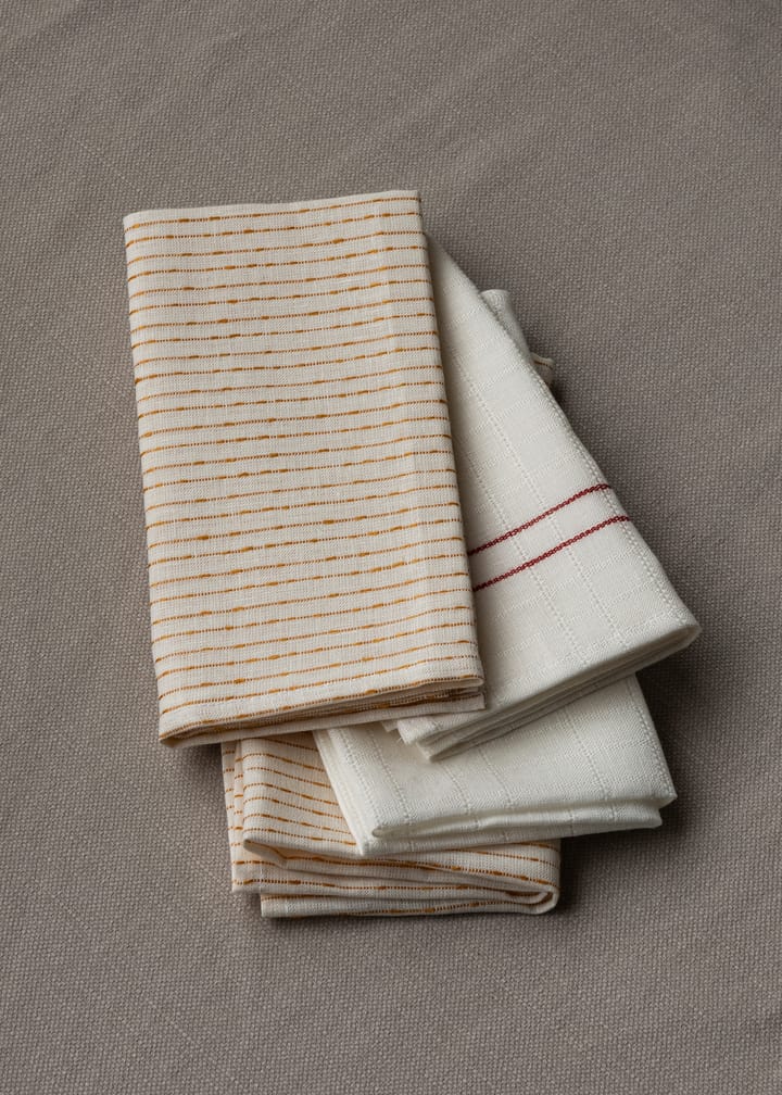 Byasa linen napkin 45x45 cm, Ochre Audo Copenhagen