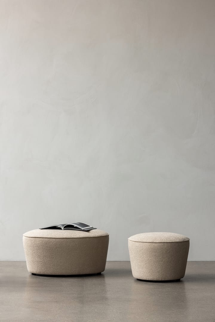 Cairn pouf oval - Bouclé 02 - Audo Copenhagen