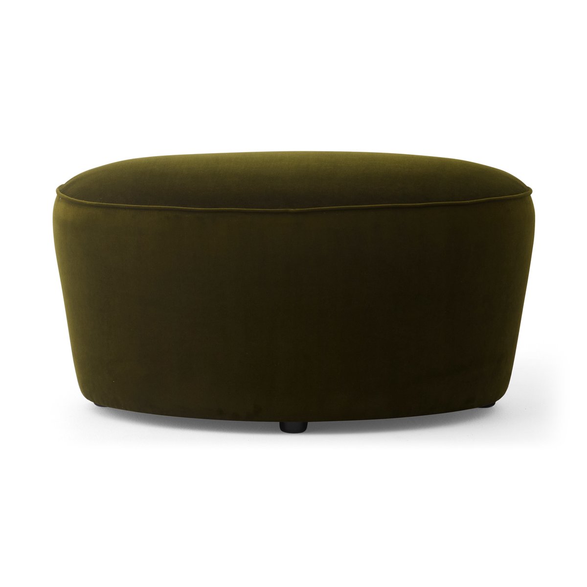 Audo Copenhagen Cairn pouf oval Champion 035 | Scandinavian Design | Sitting poufs | Green