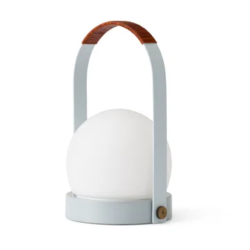 Carrie portable table lamp - Linen blue - Audo Copenhagen