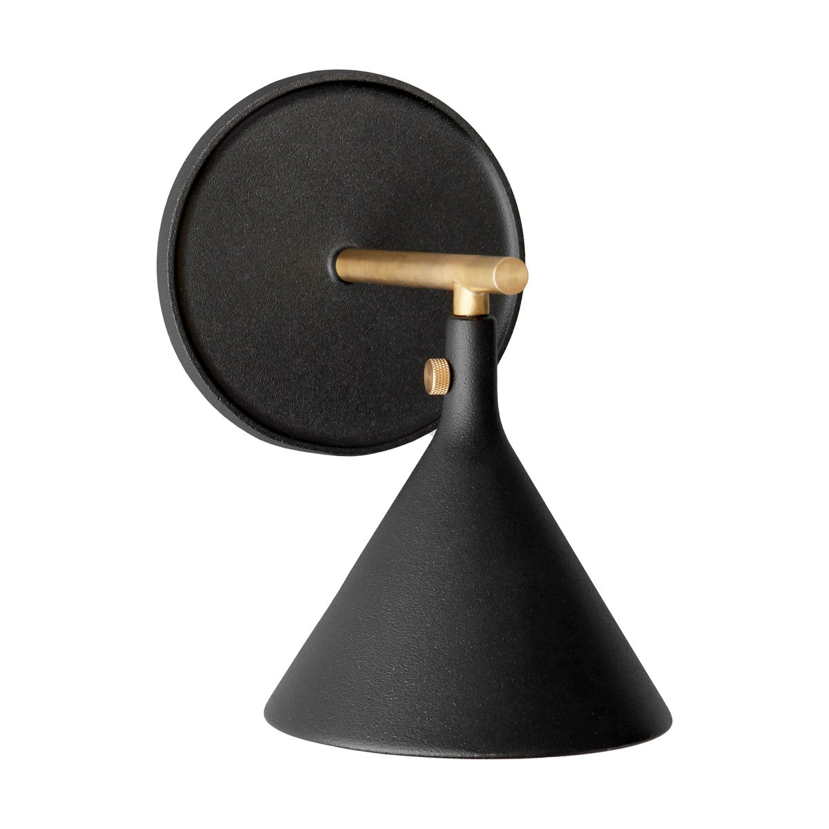 Audo Copenhagen Cast Sconce wall lamp diffuser fast installation Black