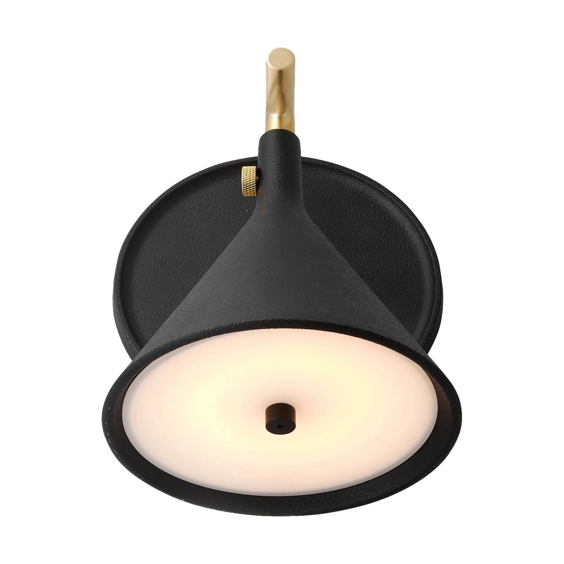 Cast Sconce wall lamp diffuser fast installation, Black Audo Copenhagen