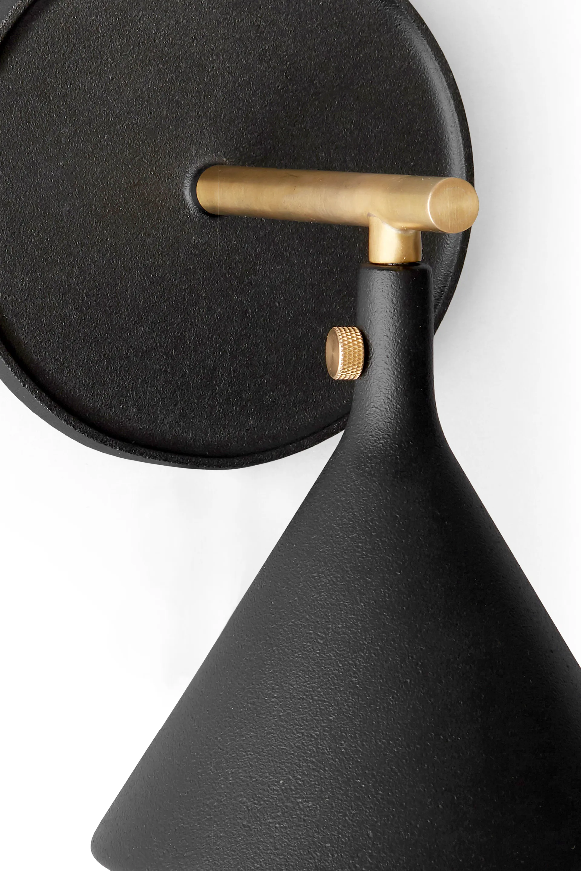 Cast Sconce wall lamp diffuser fast installation, Black Audo Copenhagen