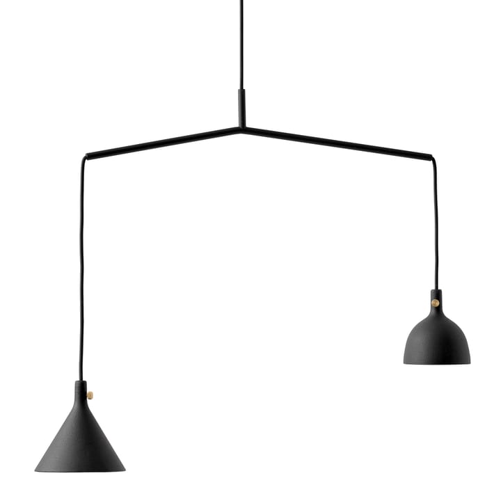 Cast shape 4 pendant lamp - black - Audo Copenhagen