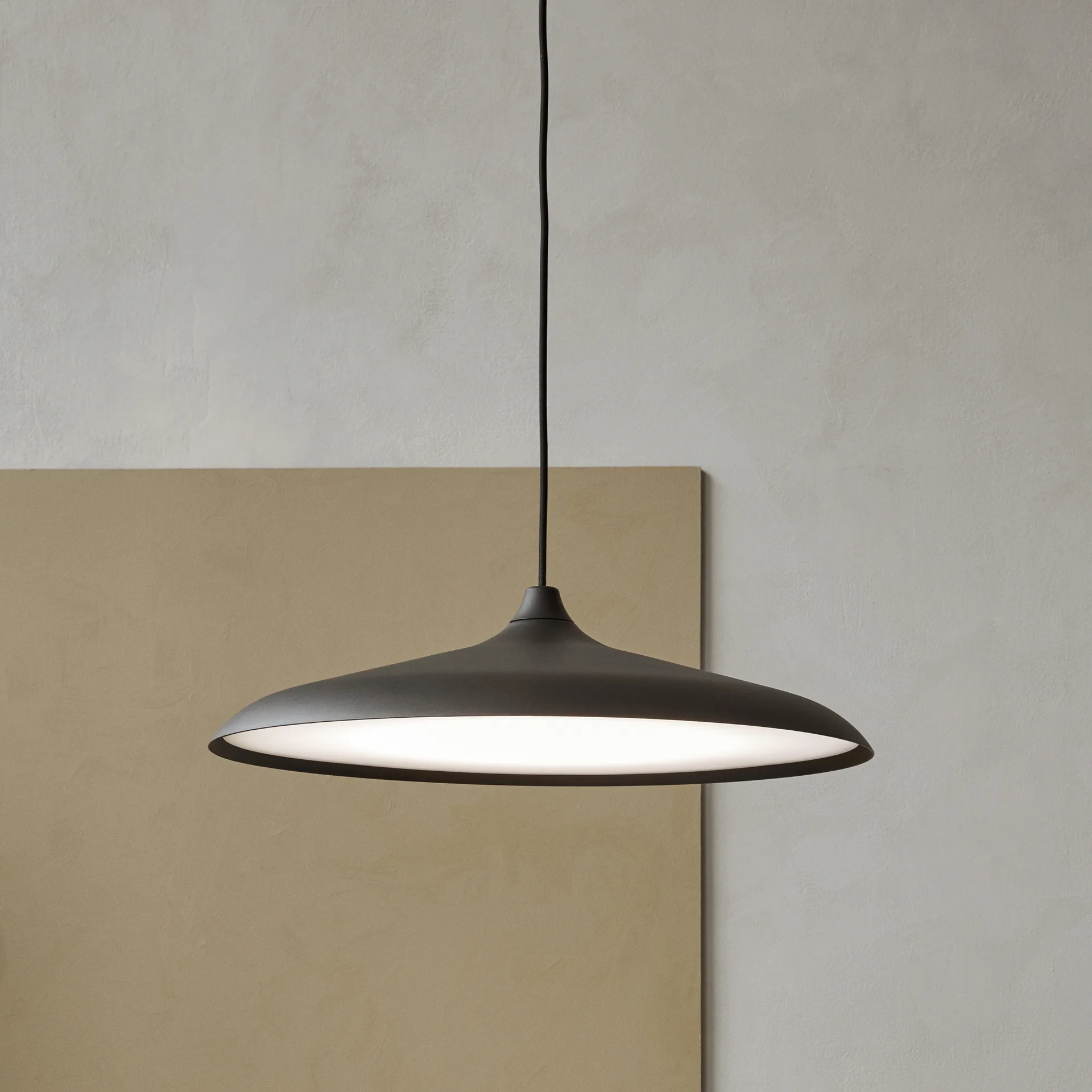 Circular ceiling lamp, Black Audo Copenhagen