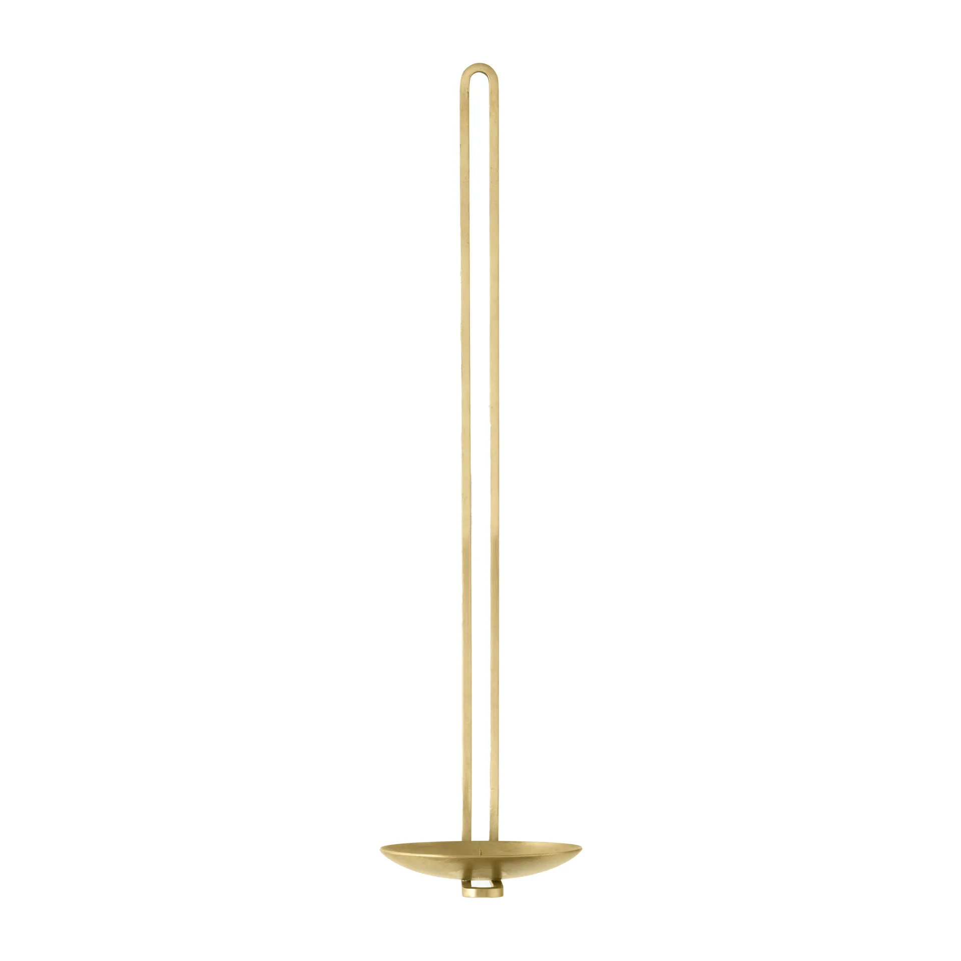 Clip candlestick wall 34 cm, Brass Audo Copenhagen