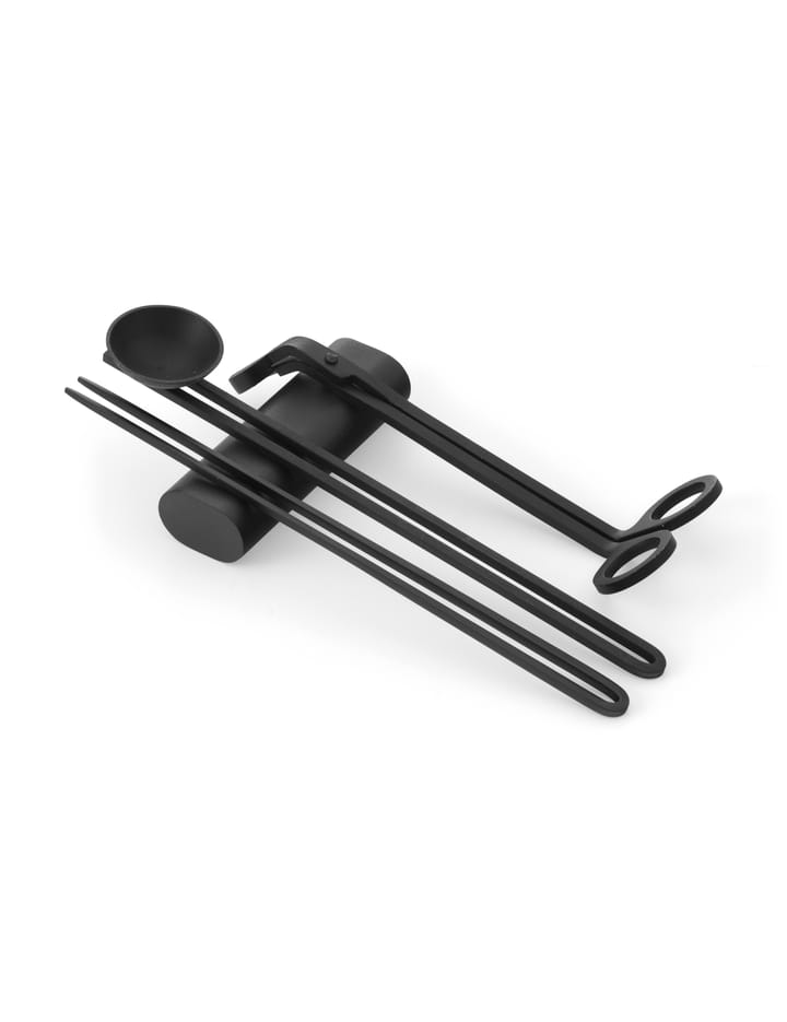 Clip care kit candle 4 pieces, Black Audo Copenhagen