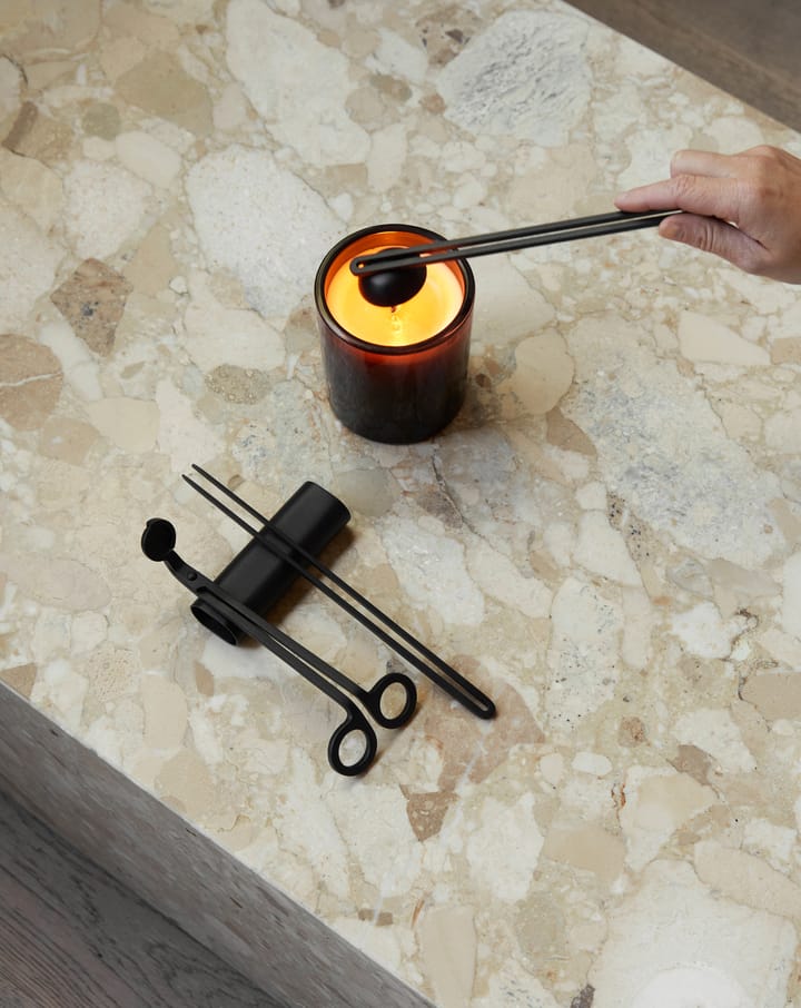 Clip care kit candle 4 pieces, Black Audo Copenhagen