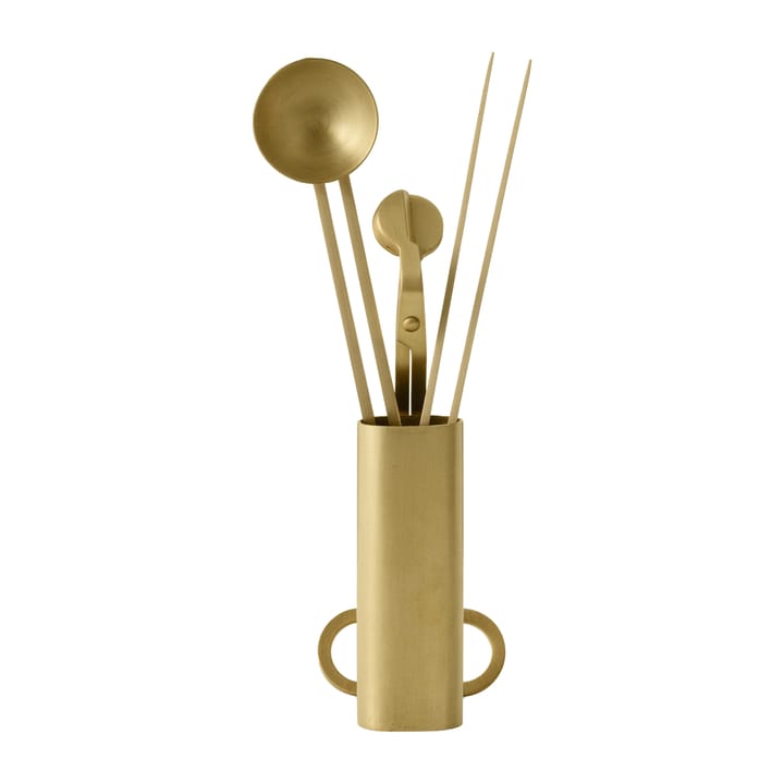 Clip care kit candle 4 pieces - Brass - Audo Copenhagen