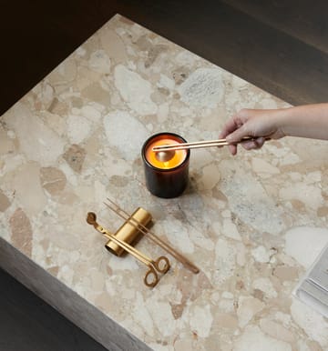 Clip care kit candle 4 pieces - Brass - Audo Copenhagen
