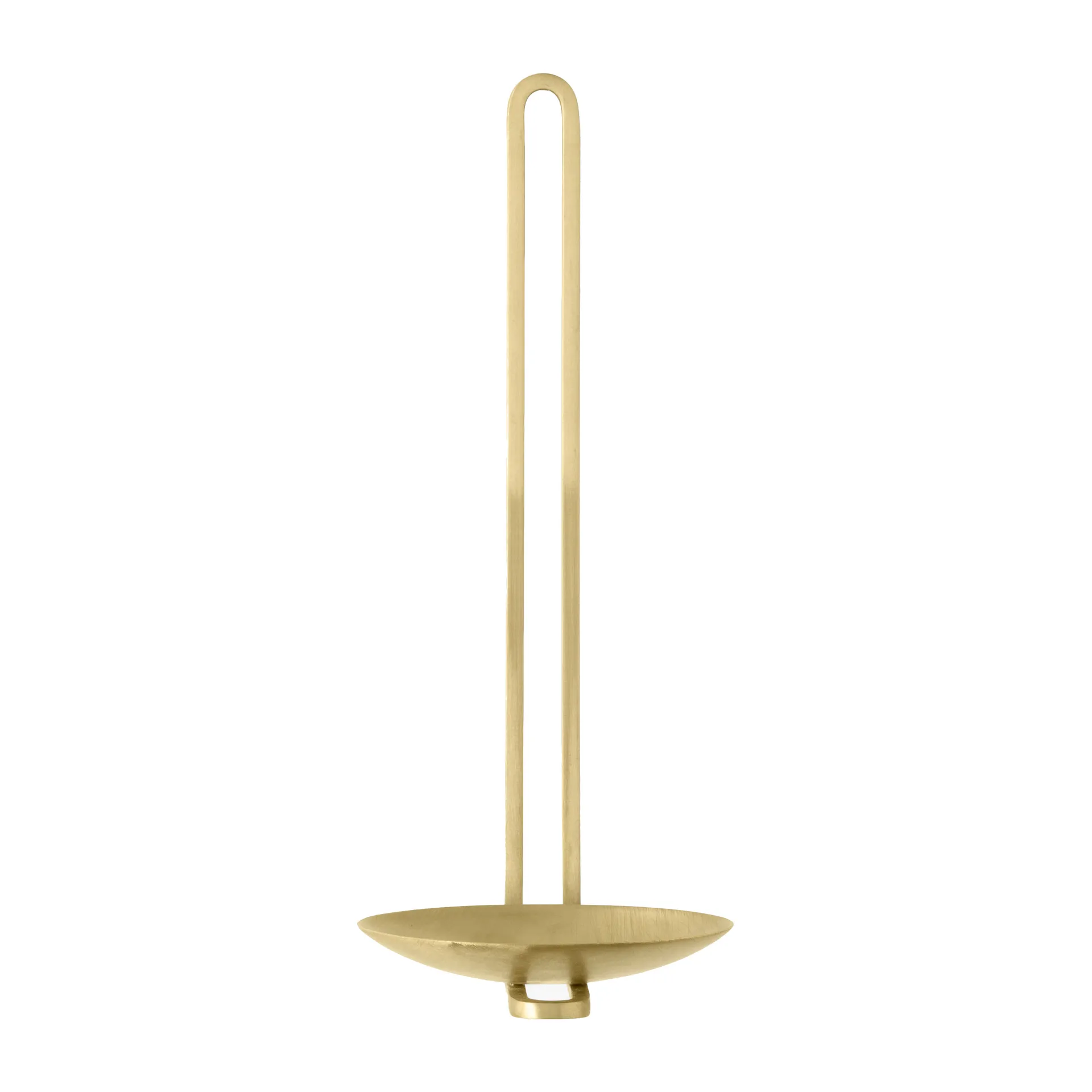Clip tealight holder wall 20 cm, Brass Audo Copenhagen