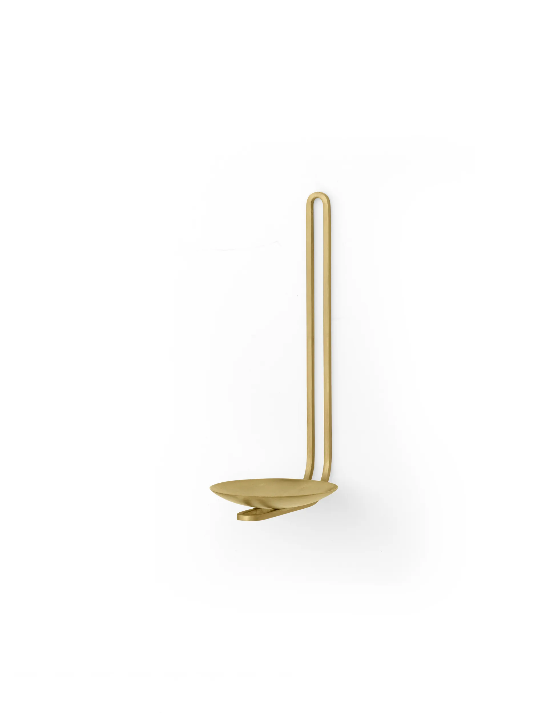 Clip tealight holder wall 20 cm, Brass Audo Copenhagen