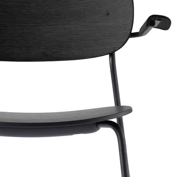 Co Chair dining chair with armrest - Black oak - Audo Copenhagen