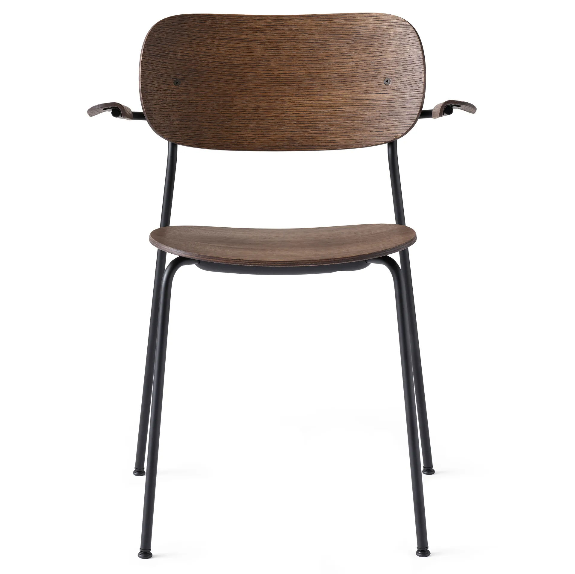 Co Chair dining chair with armrest, Dark stained oak Audo Copenhagen