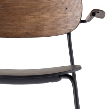 Co Chair dining chair with armrest - Dark stained oak - Audo Copenhagen