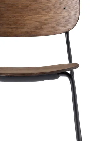 Co Chair dining chair with armrest - Dark stained oak - Audo Copenhagen