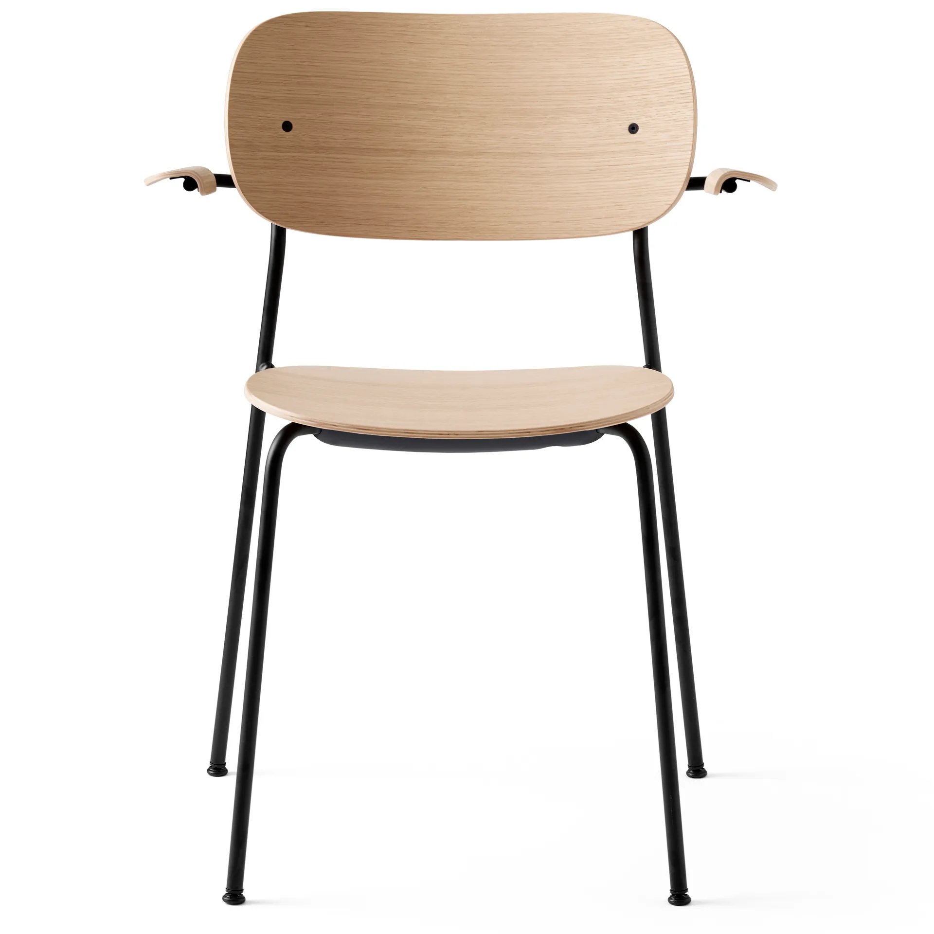 Co Chair dining chair with armrest, Oak Audo Copenhagen