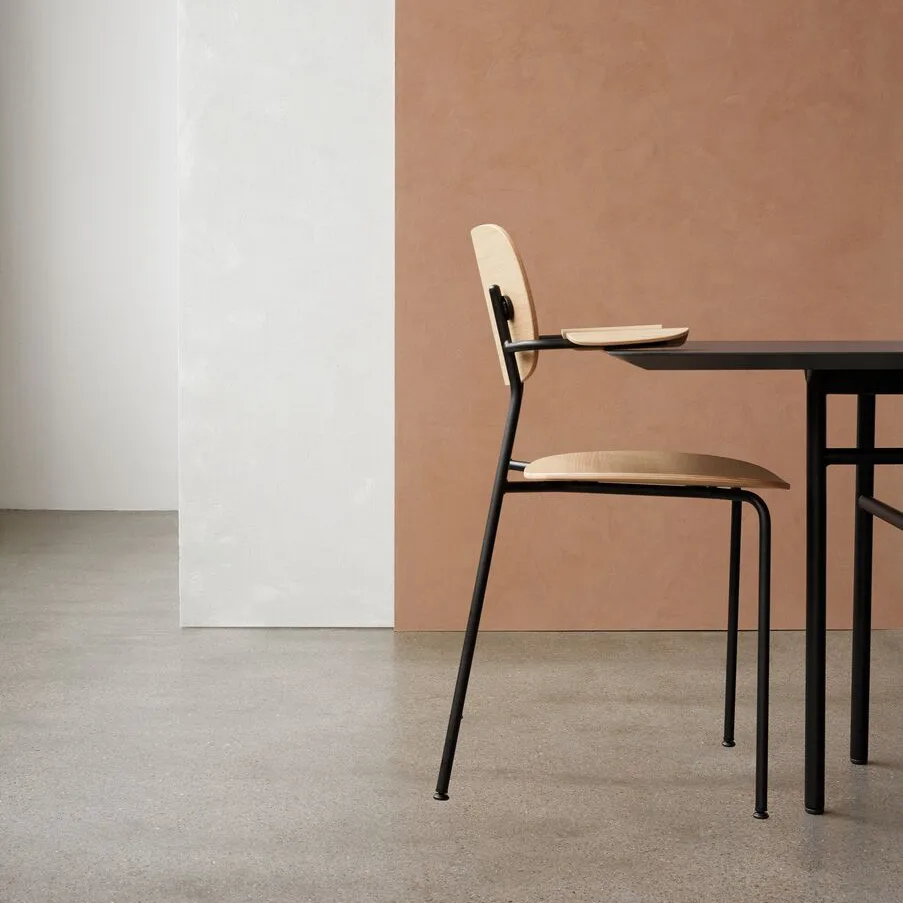 Co Chair dining chair with armrest, Oak Audo Copenhagen