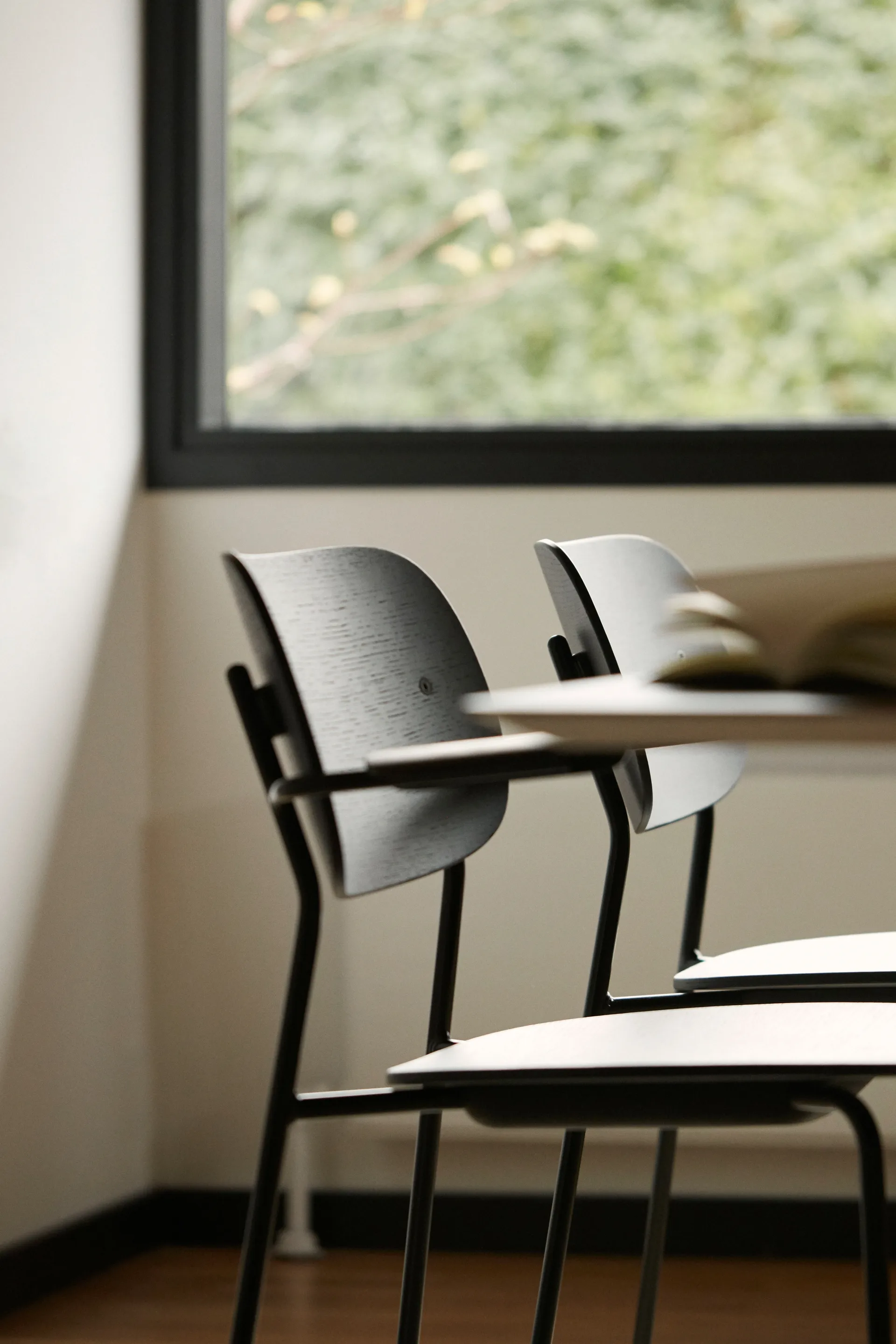 Co dining chair black legs, Black oak Audo Copenhagen