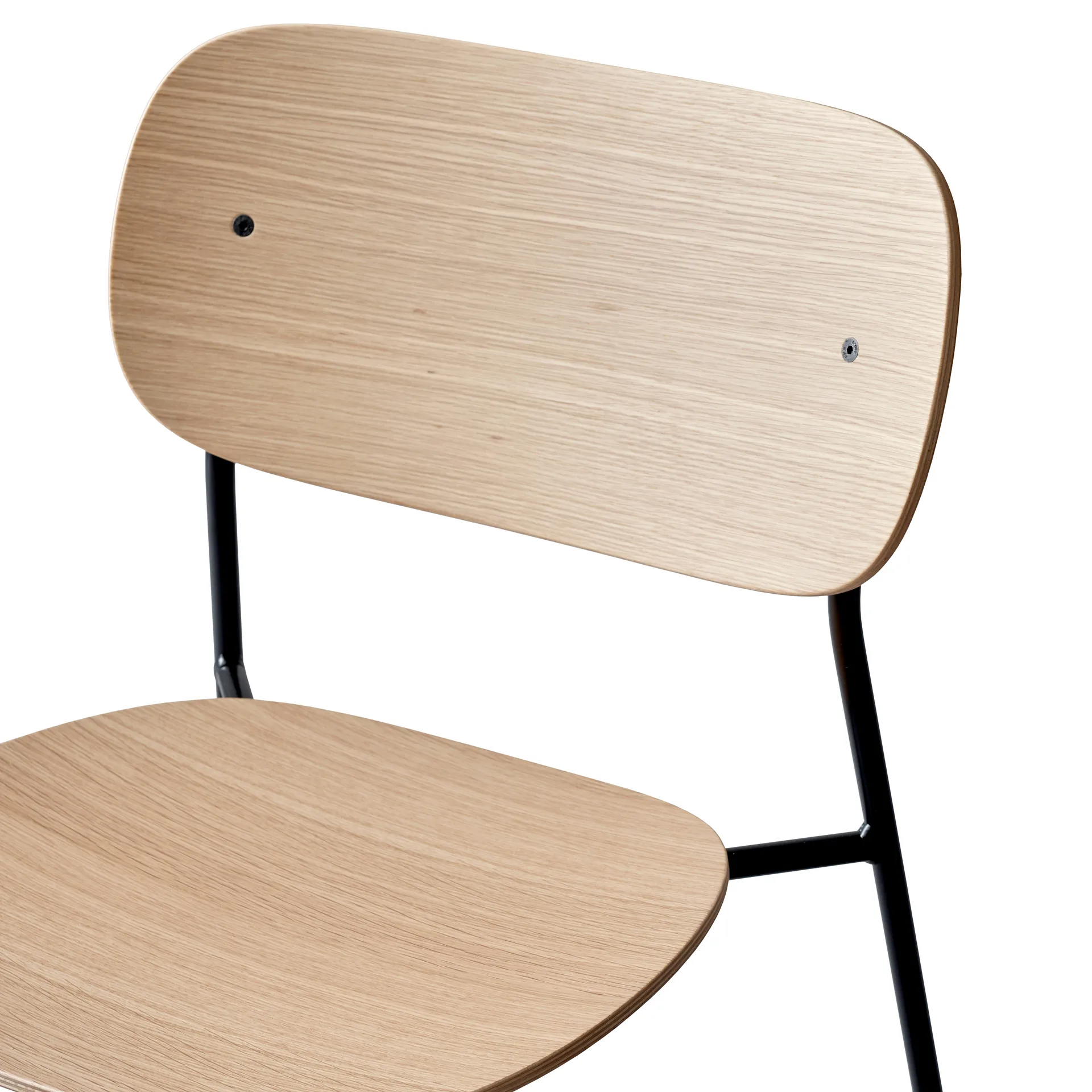 Co dining chair black legs, Oak Audo Copenhagen