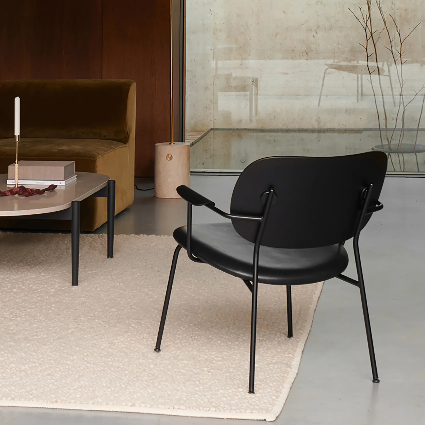 Co lounge chair, Black oak Audo Copenhagen