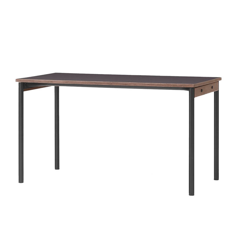 Audo Copenhagen Co Table conference table 140x70cm Black, laminate terra