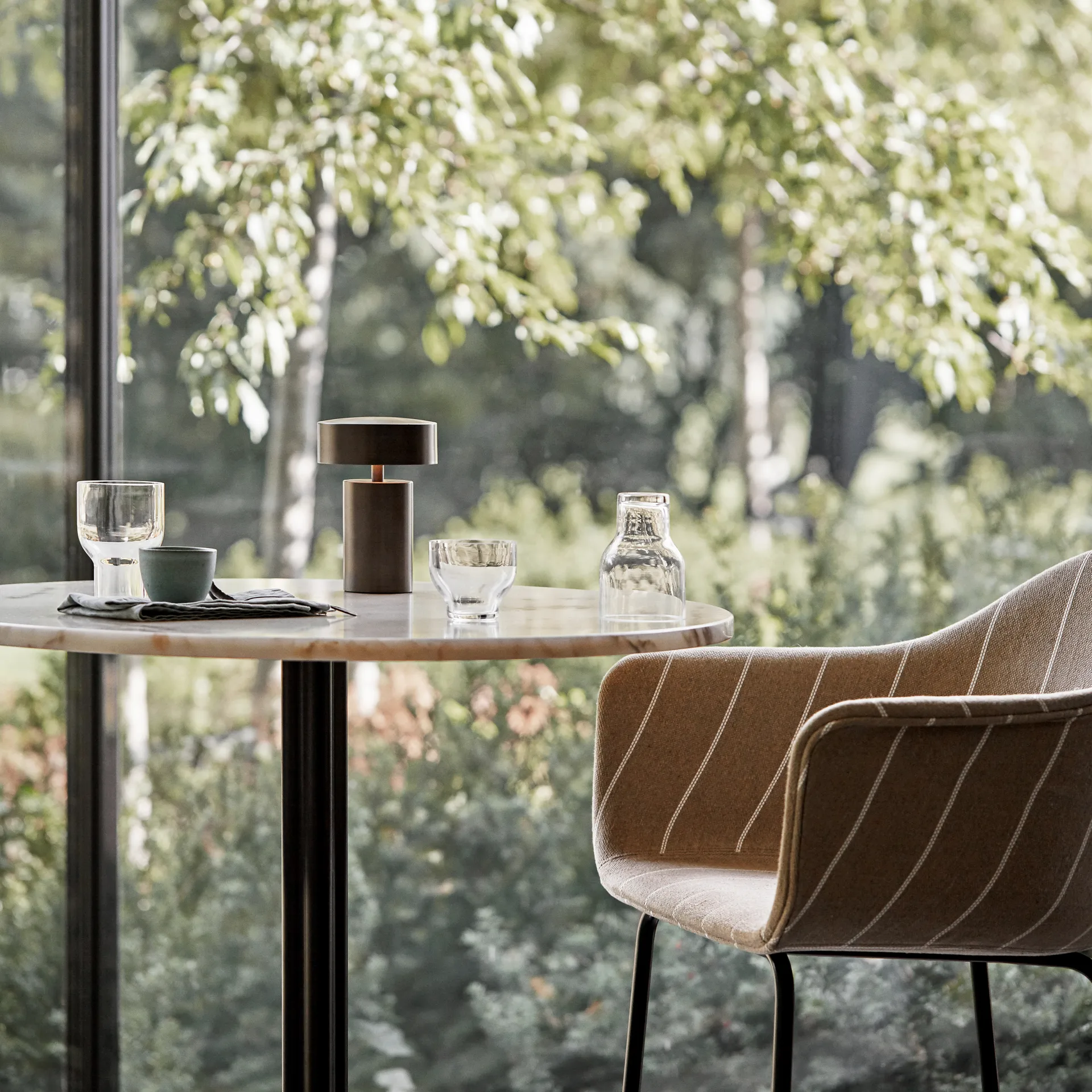 Column table lamp, bronze Audo Copenhagen