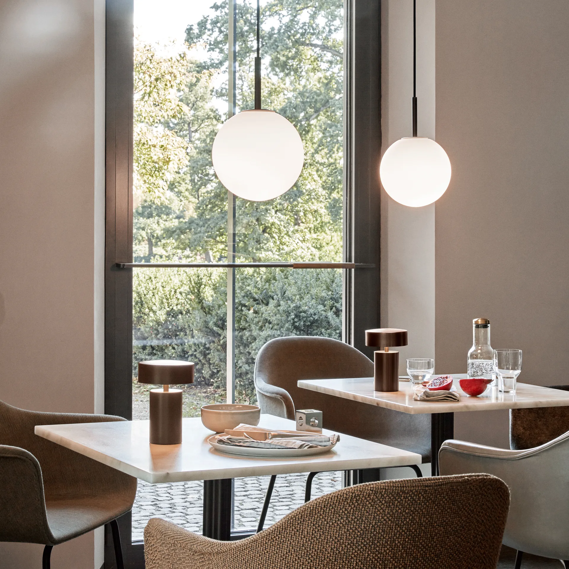 Column table lamp, bronze Audo Copenhagen