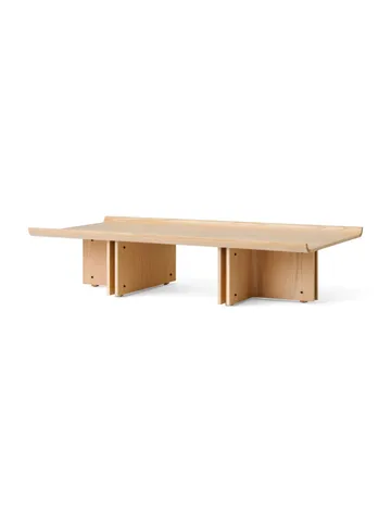 Conrad Lounge Table Oak - Natural oak, 149x74 cm - Audo Copenhagen
