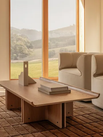 Conrad Lounge Table Oak - Natural oak, 149x74 cm - Audo Copenhagen