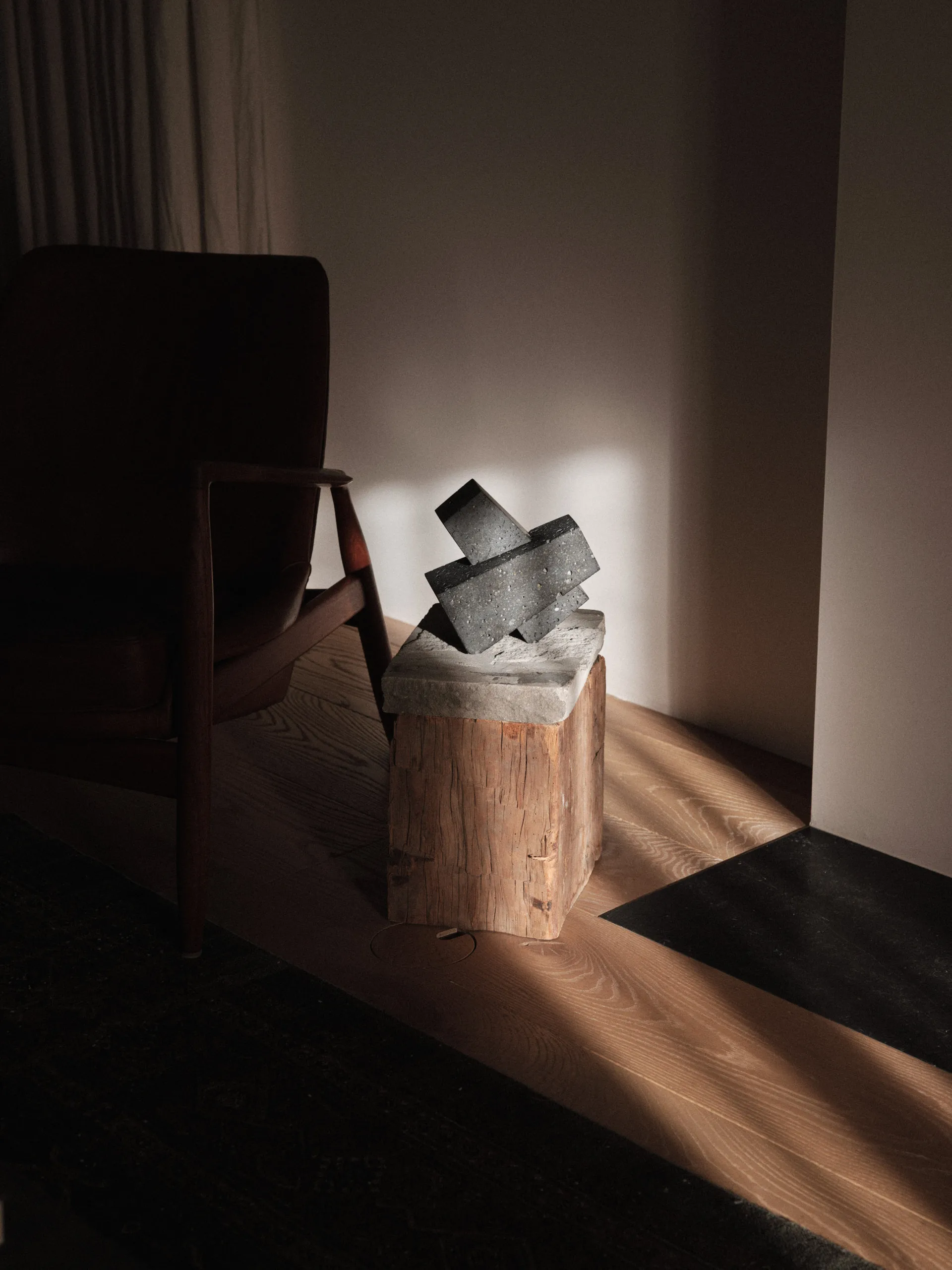 Converge bookends, Lava stone Audo Copenhagen