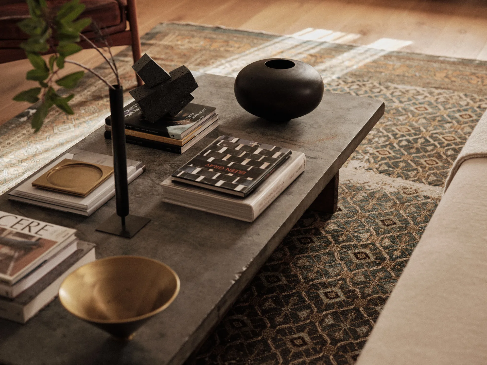 Converge bookends, Lava stone Audo Copenhagen