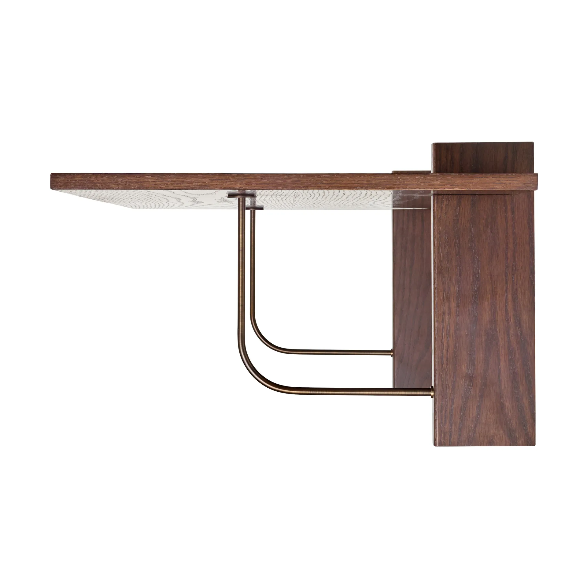 Corbel desk 100x45cm, Dark stained oak Audo Copenhagen