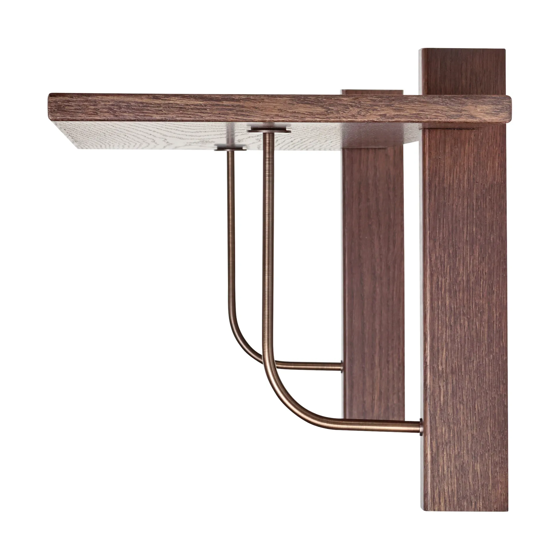 Corbel shelf 100x30cm, Dark stained oak Audo Copenhagen