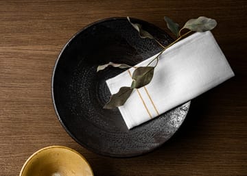 Cressida linen napkin 45x45 cm - Ochre - Audo Copenhagen