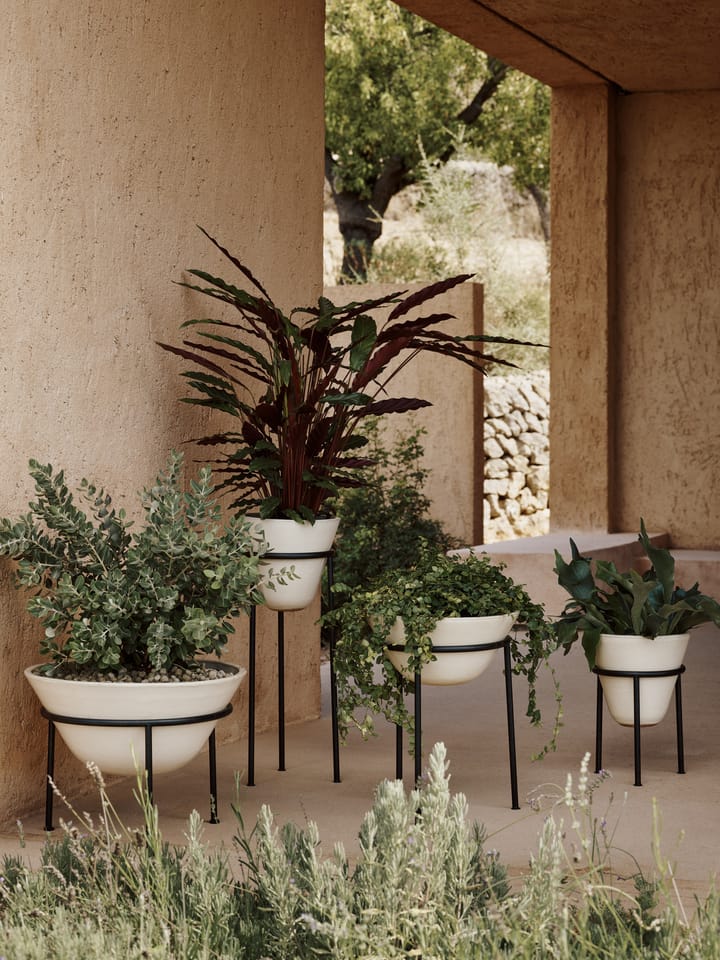 Daiza flower pot Ø25x65 cm, Ivory Audo Copenhagen