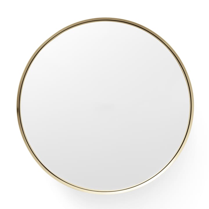 Darkly large mirror - brushed brass - Audo Copenhagen