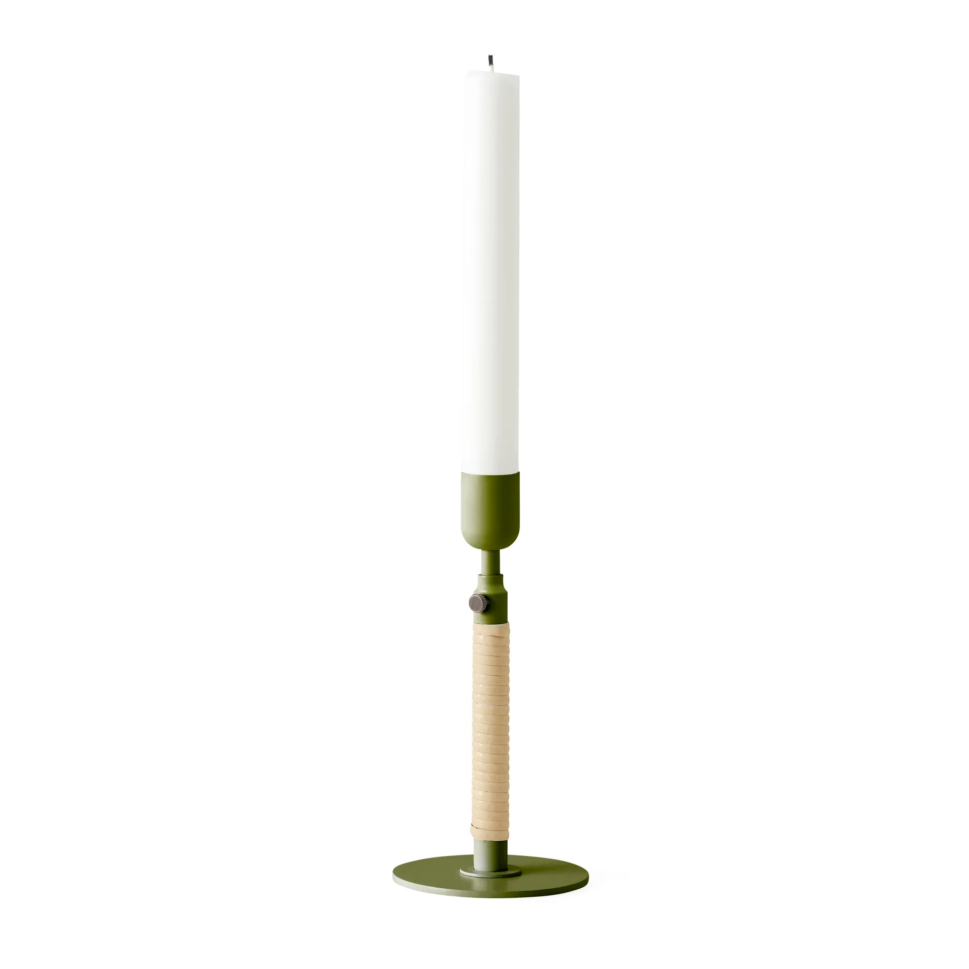Duca candle sticks, Olive green Audo Copenhagen
