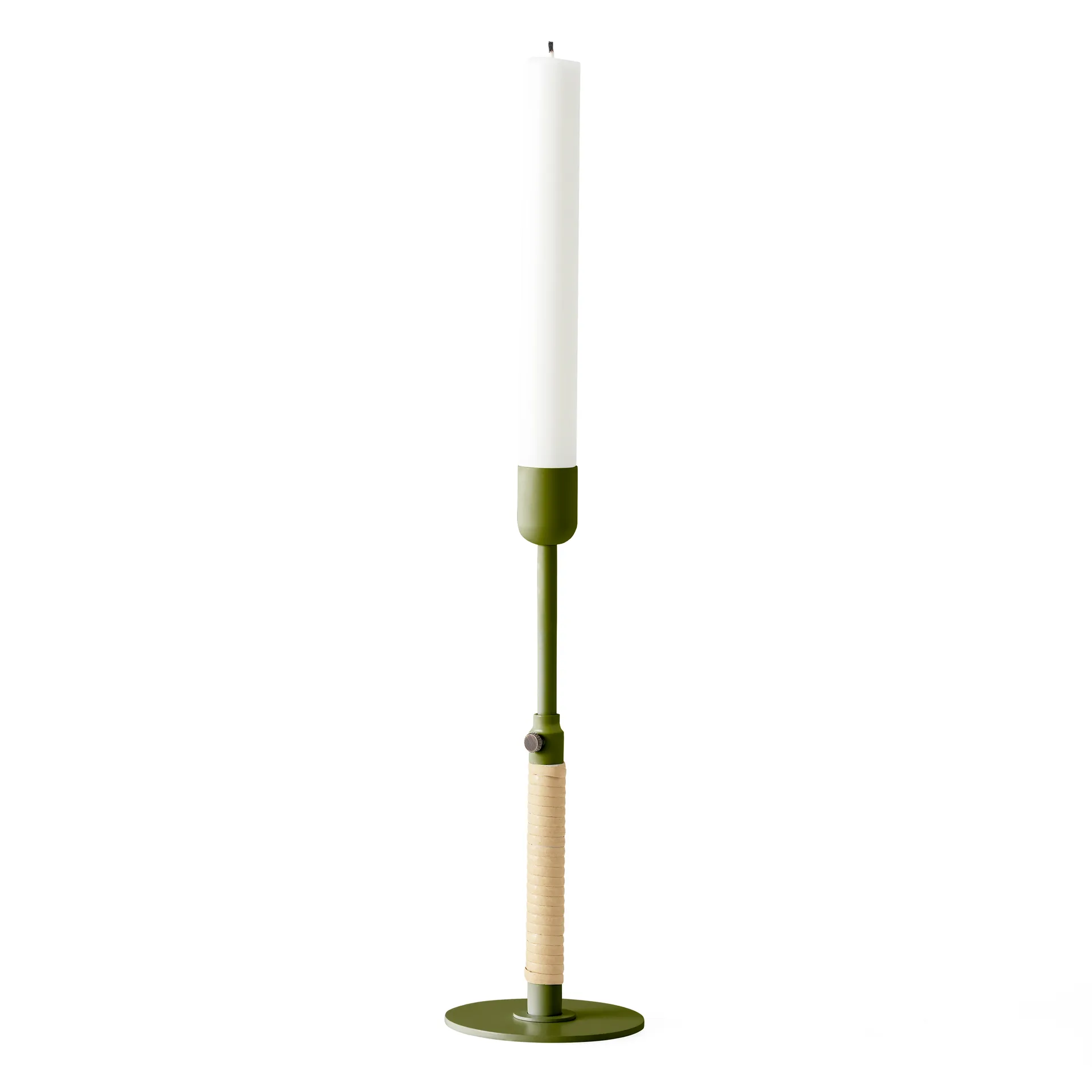 Duca candle sticks, Olive green Audo Copenhagen
