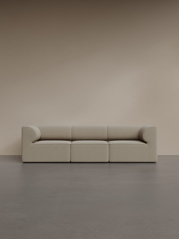 Eave 86 modular sofa configuration 2 - 3-seat fabric bouclé 02 beige - Audo Copenhagen
