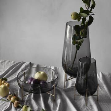 Échasse bowl - smoke-coloured glass - Audo Copenhagen