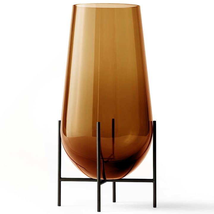 Echasse vase L - Amber-bronzed brass - Audo Copenhagen