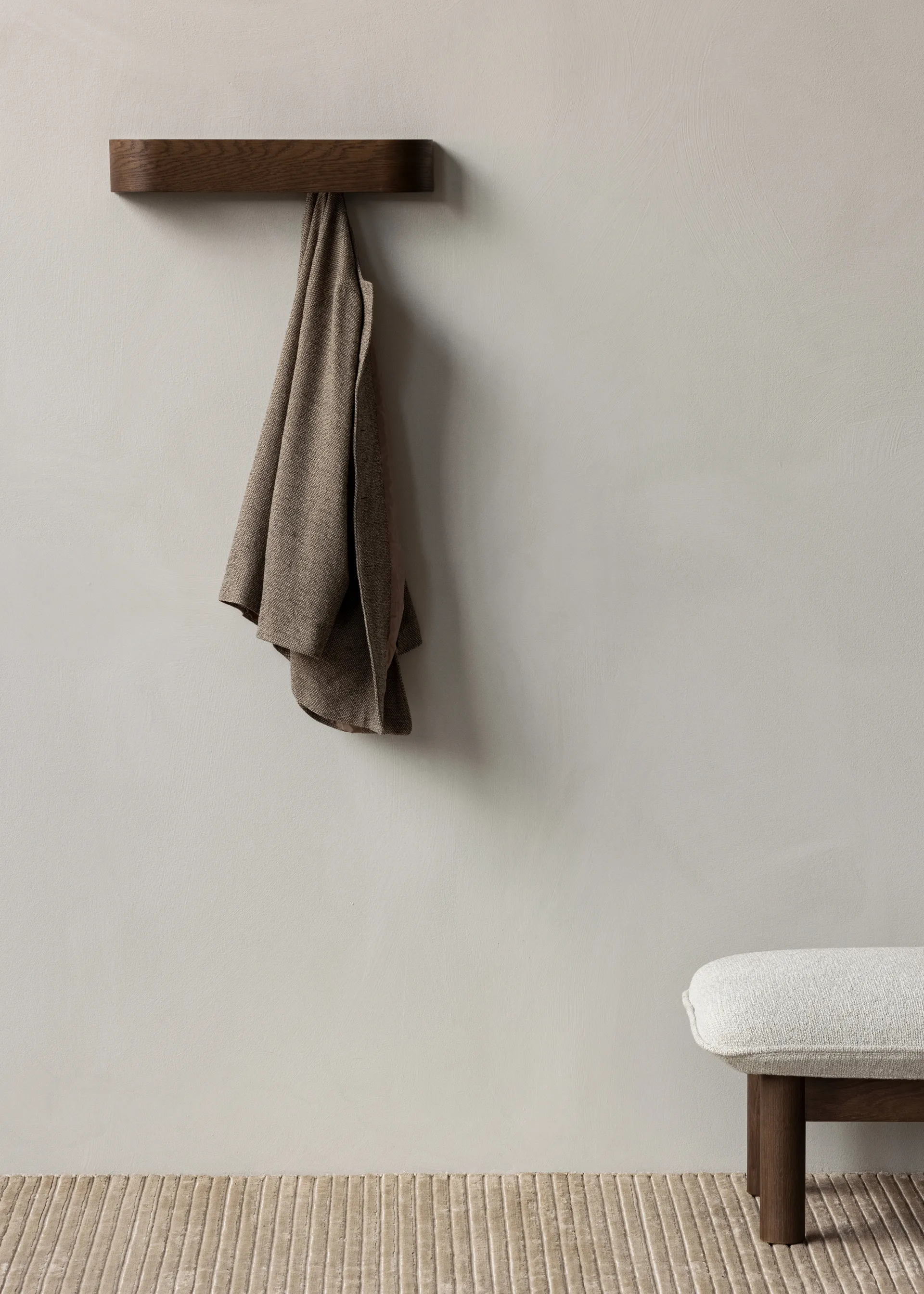 Epoch clothes hanger 50 cm, Dark stained oak Audo Copenhagen