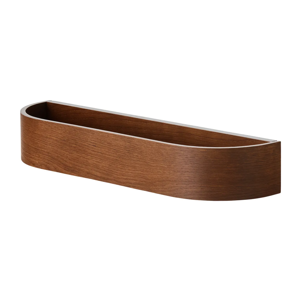 Audo Copenhagen Epoch shelf 50 cm Dark stained oak | Scandinavian Design | Shelves & shelving systems | Brown