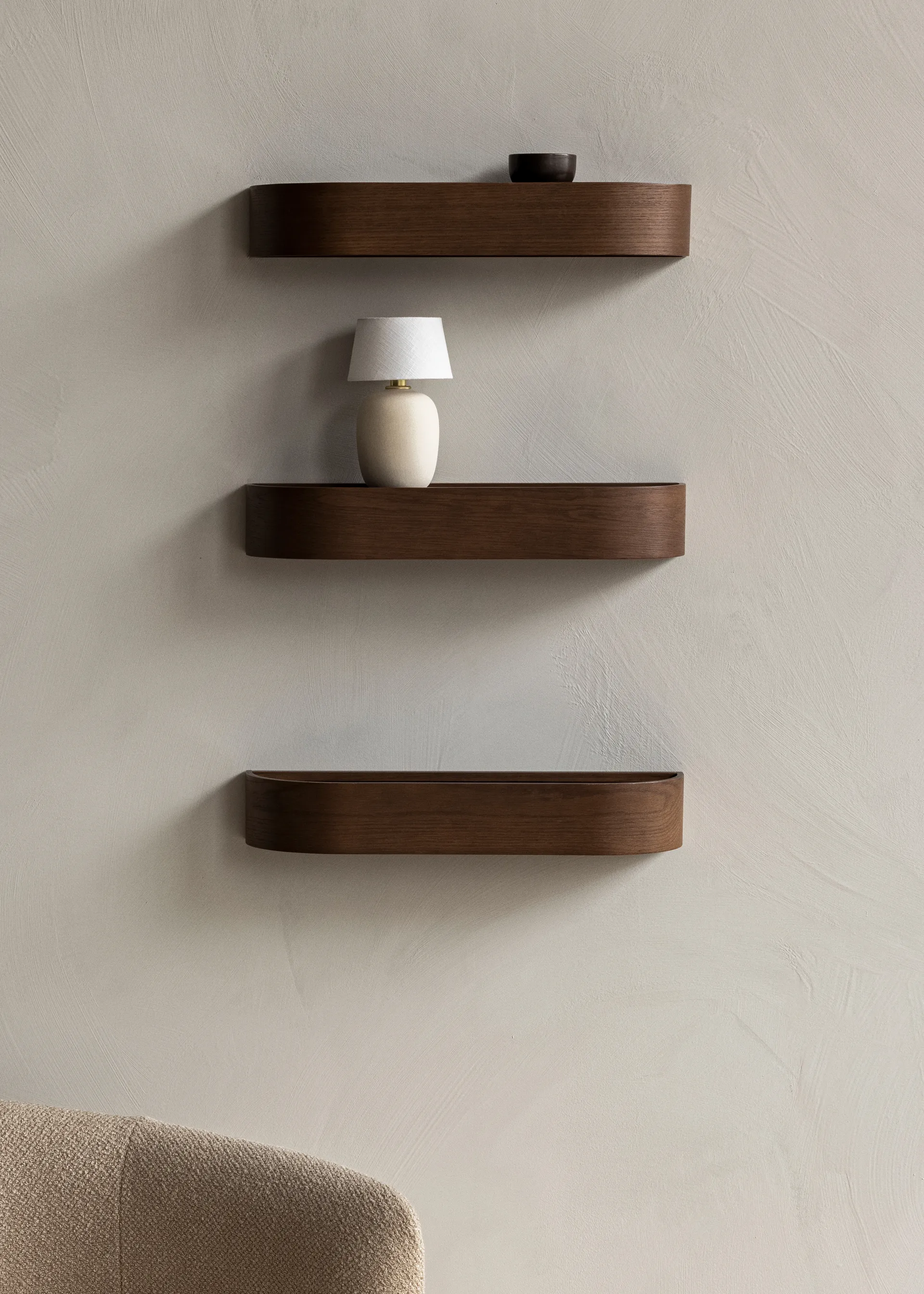 Epoch shelf 50 cm, Dark stained oak Audo Copenhagen