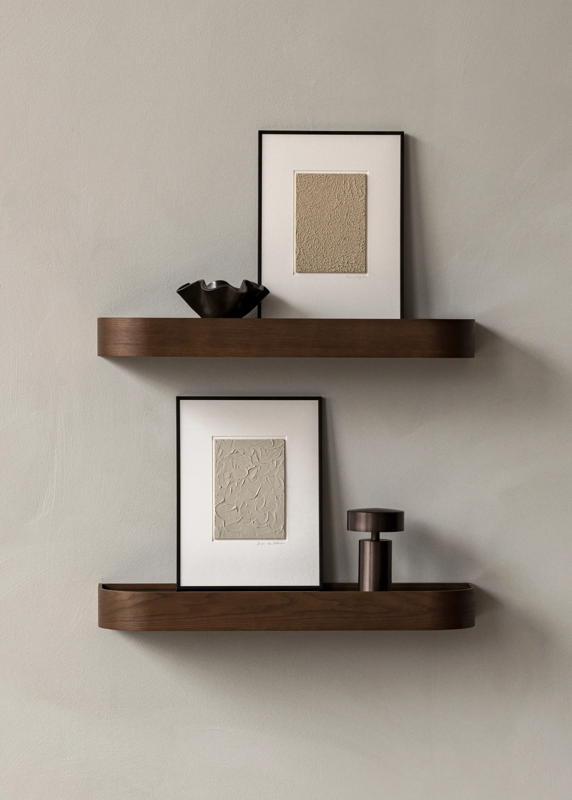 Epoch shelf 79 cm, Dark stained oak Audo Copenhagen