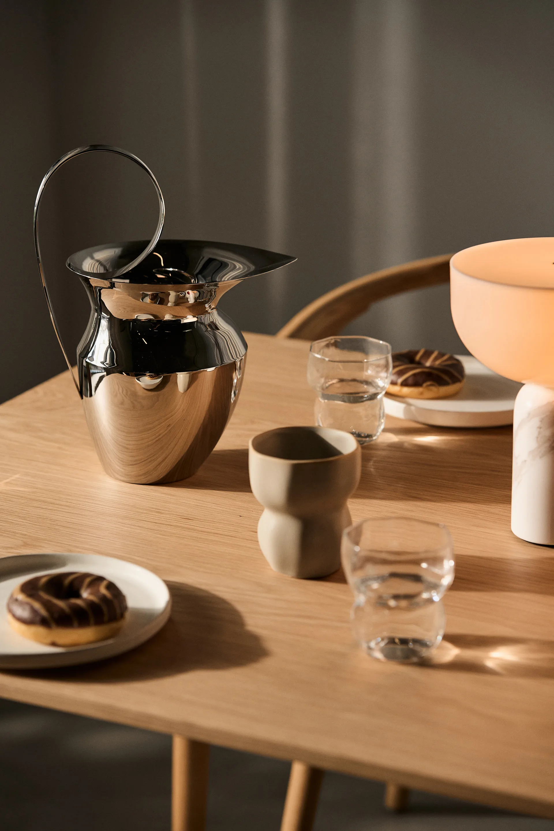 Etruscan pot 30 cm, Stainless steel Audo Copenhagen