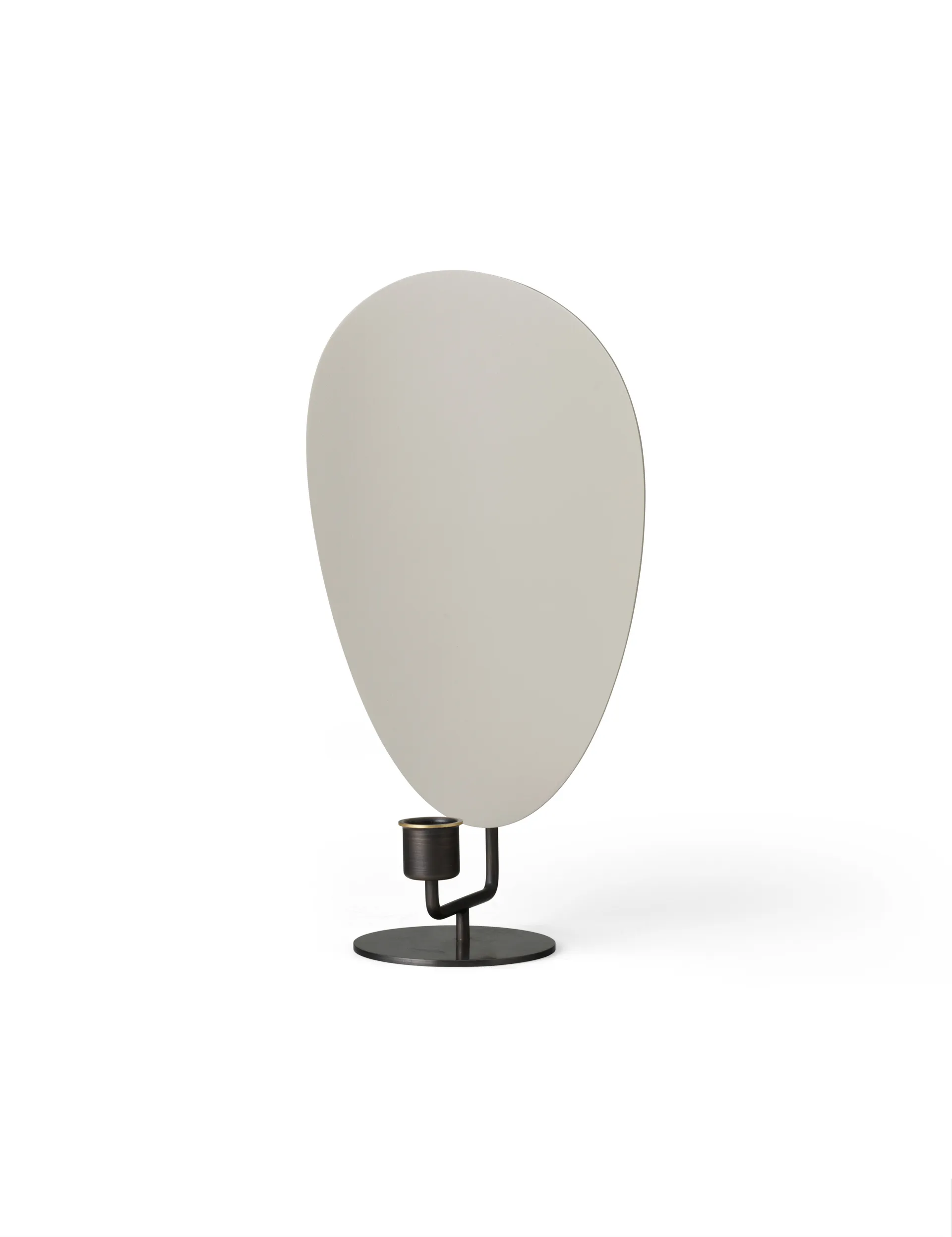 Flambeau candlestick 30 cm, Bronzed brass-grey Audo Copenhagen