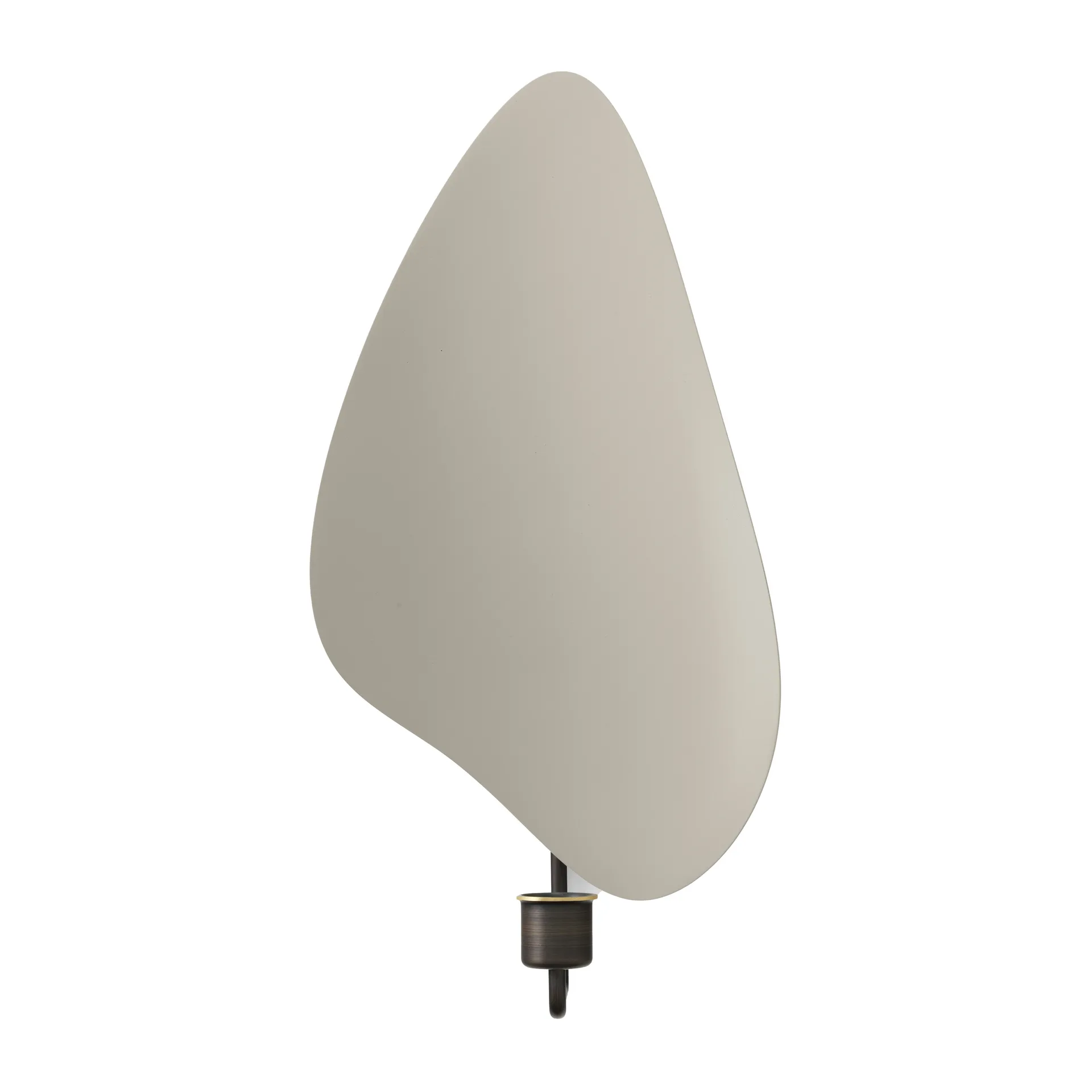 Flambeau candlestick wall 34 cm, Bronzed brass-grey Audo Copenhagen